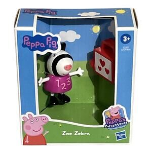 Zoe Zebra Peppa’s Peppa Pig Adventures Figure with Lunchbox Apple Playset